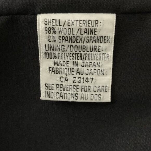 Talbots Blazer Women's Size 10 Gold 4 Button Nautical Blue Classic Wool Stretch - Picture 4 of 6